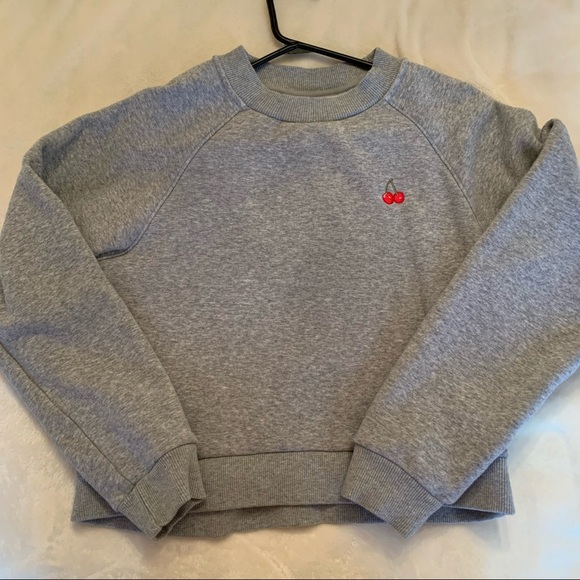 Aritzia Sunday best Crewneck sweater grey - Picture 4 of 16